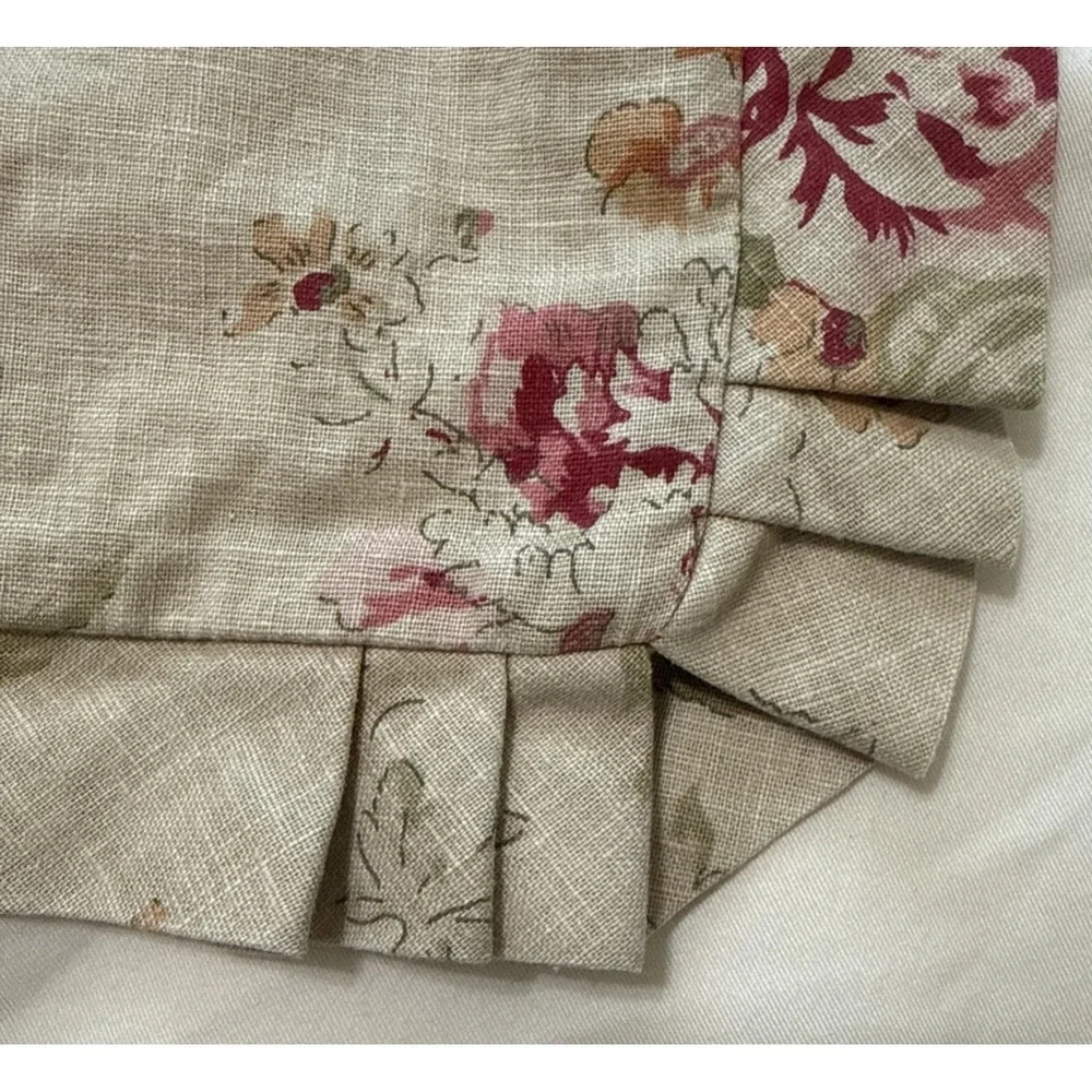 Pillow Shams 2 Nautica Savannah Shabby Cottage Farmhouse French Country Floral